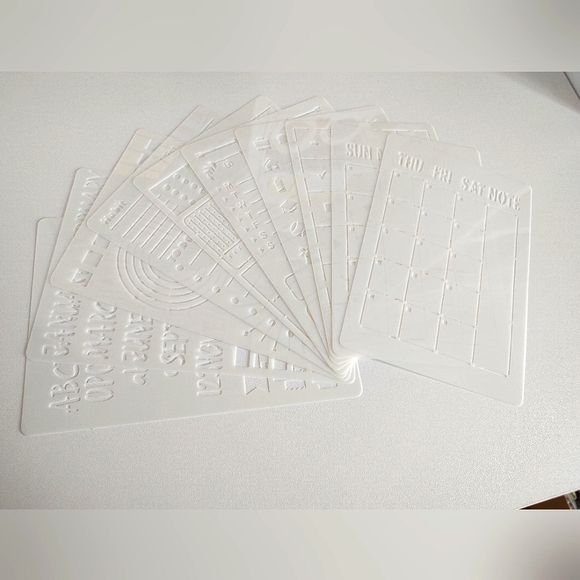 Journalling stencil set - Picture 2 of 7